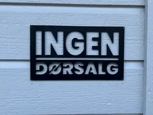 Ingen dørsalg skilt (Norwegian)