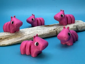 Fidget Hippo Articulated Sensory Toy