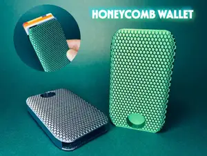 Credit card wallet 9 slots honeycomb