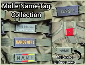 Molle Name Tags - Collection