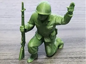 Green Army Man Halt Stop Mini Toy Soldier Model