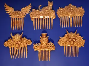 Pettinini per capelli Steampunk