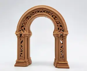 Wood-Carved Garden Arch Miniature