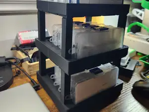 Stackable screw case organizer