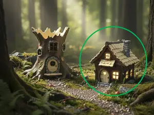 Cozy Woodland Cottage – LED Tealight House