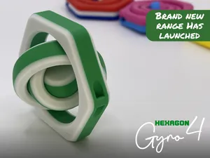 Gyro4 Hexagon Fidget Spinner