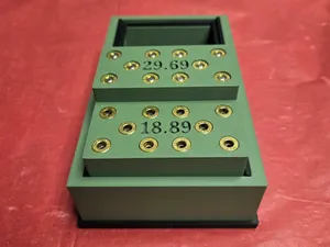9mm Cartridge and case overall length gauge
