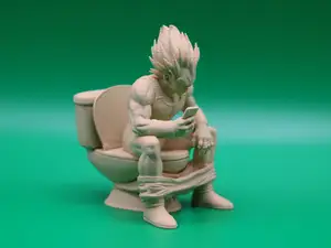 VEGETA on the Toilet