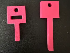 Chave de Emergência para Banheiro (Quadrado 6.5mm)