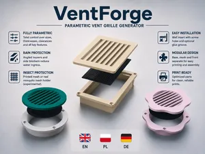 VentForge - Parametric Vent Grille Generator
