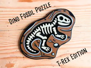 T-Rex Dinosaur Fossil Puzzle – Unearth the Past!