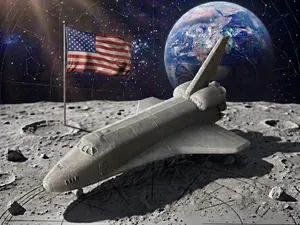 Lunar Shuttle - Space Shuttle - Moon Explorer