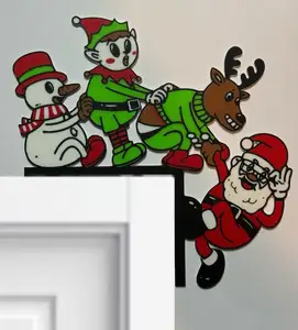 Christmas Santa Claus  door corner