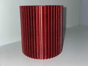 ROUND PLANTER VERTICAL LINES