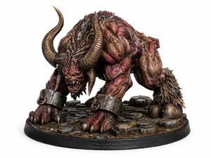 Fiery Demon Miniature (60mm)