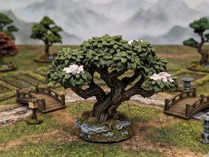 DnD Bonzai Tree terrain miniature