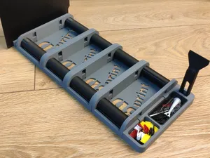 Spool holder - Roller (MMS-Manual Material System)
