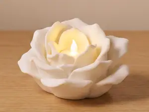 Rose Tealight Holder – LED Candle