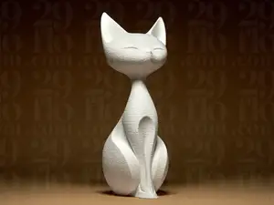 Elegant Cat Sculpture