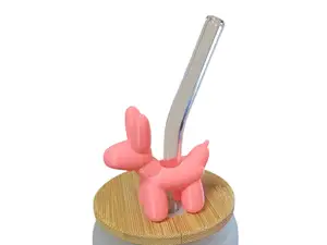 Balloon Dog Straw Topper - Fits Stanley Straw