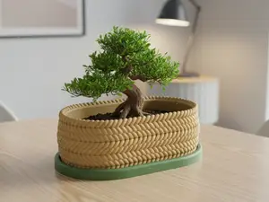 Knitted Bonsai Planter