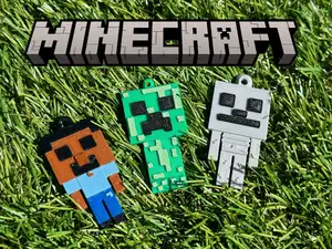 Best Minecraft keychain creeper skeleton steve
