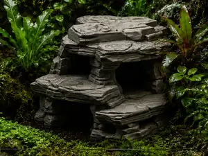 Rocky Temple Ruins - Terrarium & Aquarium Decor