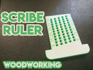 Woodworking Scribe ruler