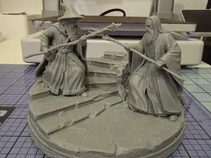 Gandalf vs Saruman Duel of Wizards 