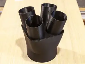 tubo raccordo aspirazione 100mm per tubi 50mm