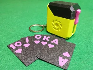 mini playing cards with travel case