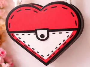 heart shape purse
