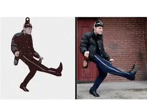 Small crazy gopnik dancer