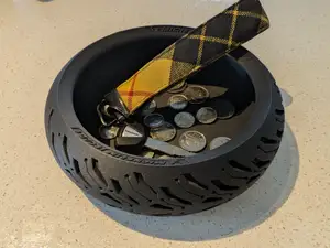 Motorcycle Tire Catch-all Bowl