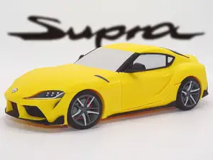 Toyota Supra A90 w/ Steering 1:19 Scale