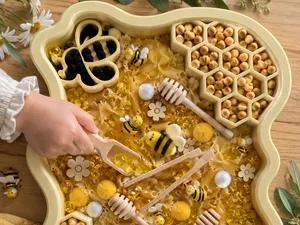 Bee Theme Sensory Tray