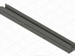 Schiene für 3-3,8mm Platten