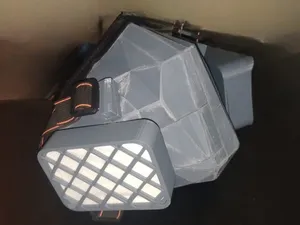 Functional Half-Face Respirator (3D Printable)