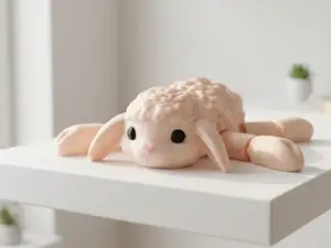 Cute Articulated Lamb Toy for Easter