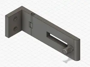 Door lock 90 degree with hinge