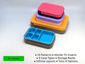 Customizable Organizer: Cases, Trays, Racks