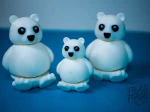 Arctic Buddy Polar Bear, Wobble Fidget Toy