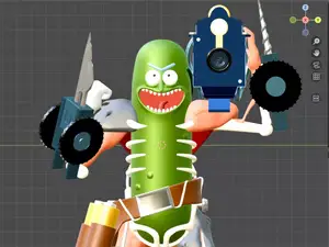 Rick and Morty Pickled Cucumber Rick-瑞克与莫蒂-酸黄瓜瑞克