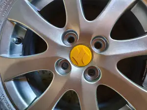 Wheel center cover customizable hub cap