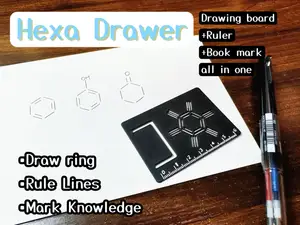 HexaDrawer – 多功能六元環繪圖工具(打印時間30分鐘,用料不到5g)