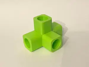 16mm PVC 4-way connector