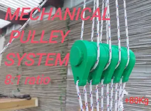 Pulley system with an 8:1 ratio (really working!!)