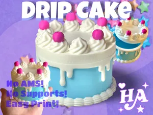 Drip Cake Box No AMS Heartie Arts