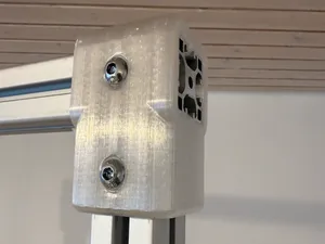 Verdrehsicherer 90° Eckverbinder für 40x40 Profil