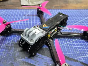 volador vx5 Walksnail GPS Mount Rear Exit
